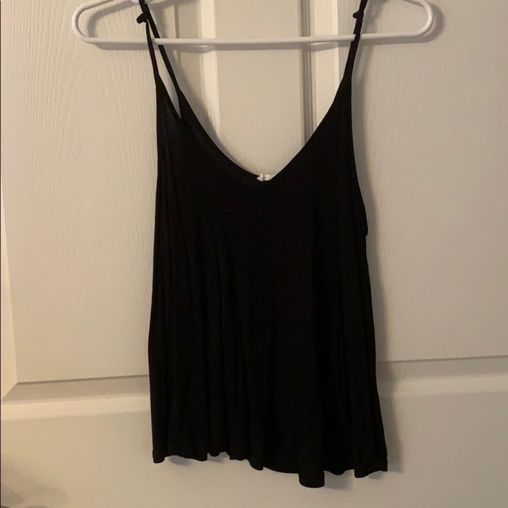 black tank top